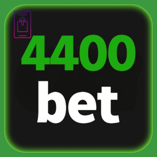 Imagem promovendo o app oficial da 4400bet para mobile