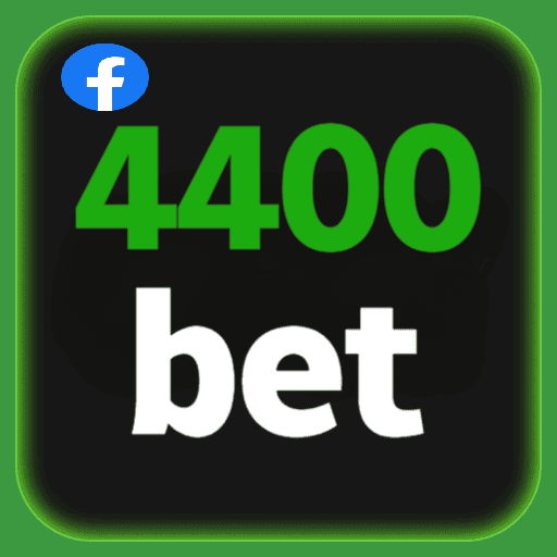 Imagem promovendo a página oficial da 4400bet no Facebook